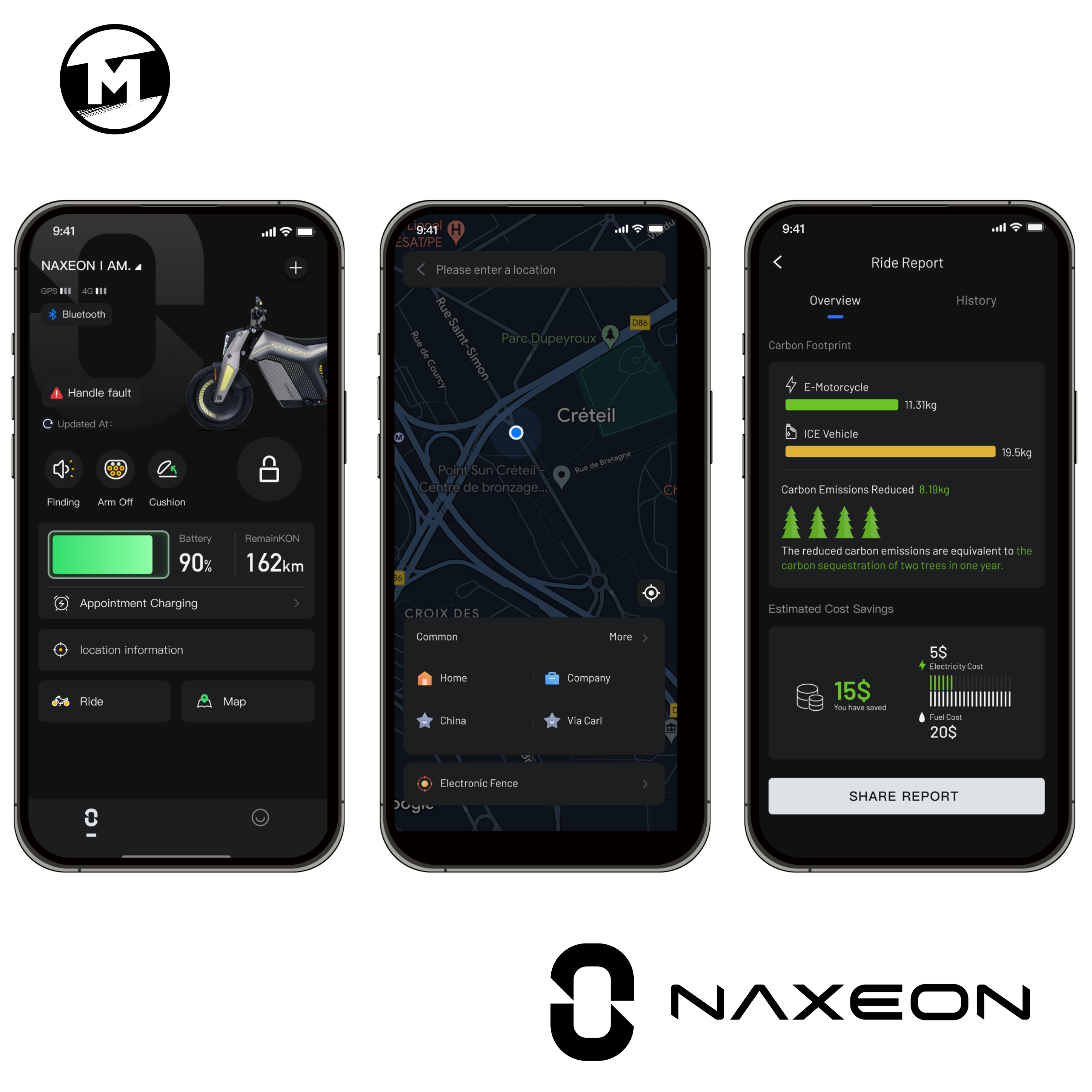 NAXEON I AM. PRO | 95 km/h | 120 km | Vatna Blue – Bild 3