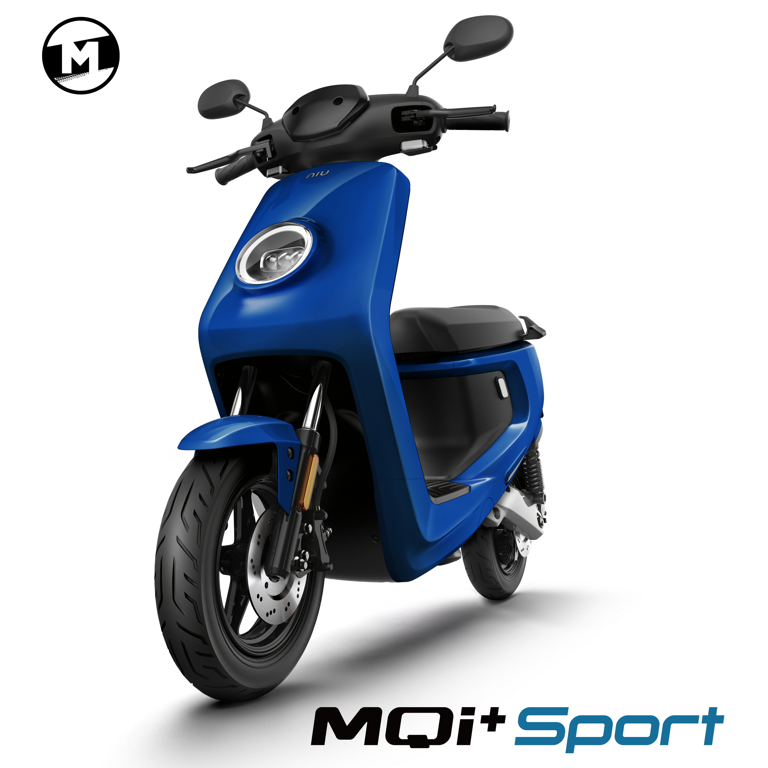 NIU MQi+ Sport | 45 km/h | Extended Range | blau