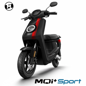 NIU MQi+ Sport | 45 km/h | Extended Range | schwarz-rot