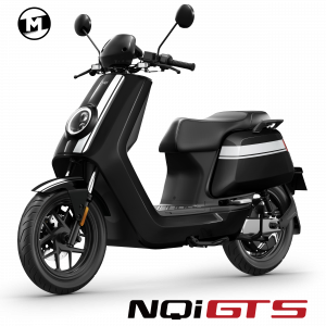 NIU NQi GTS | 80 km/h | Extended Range | schwarz-weiss