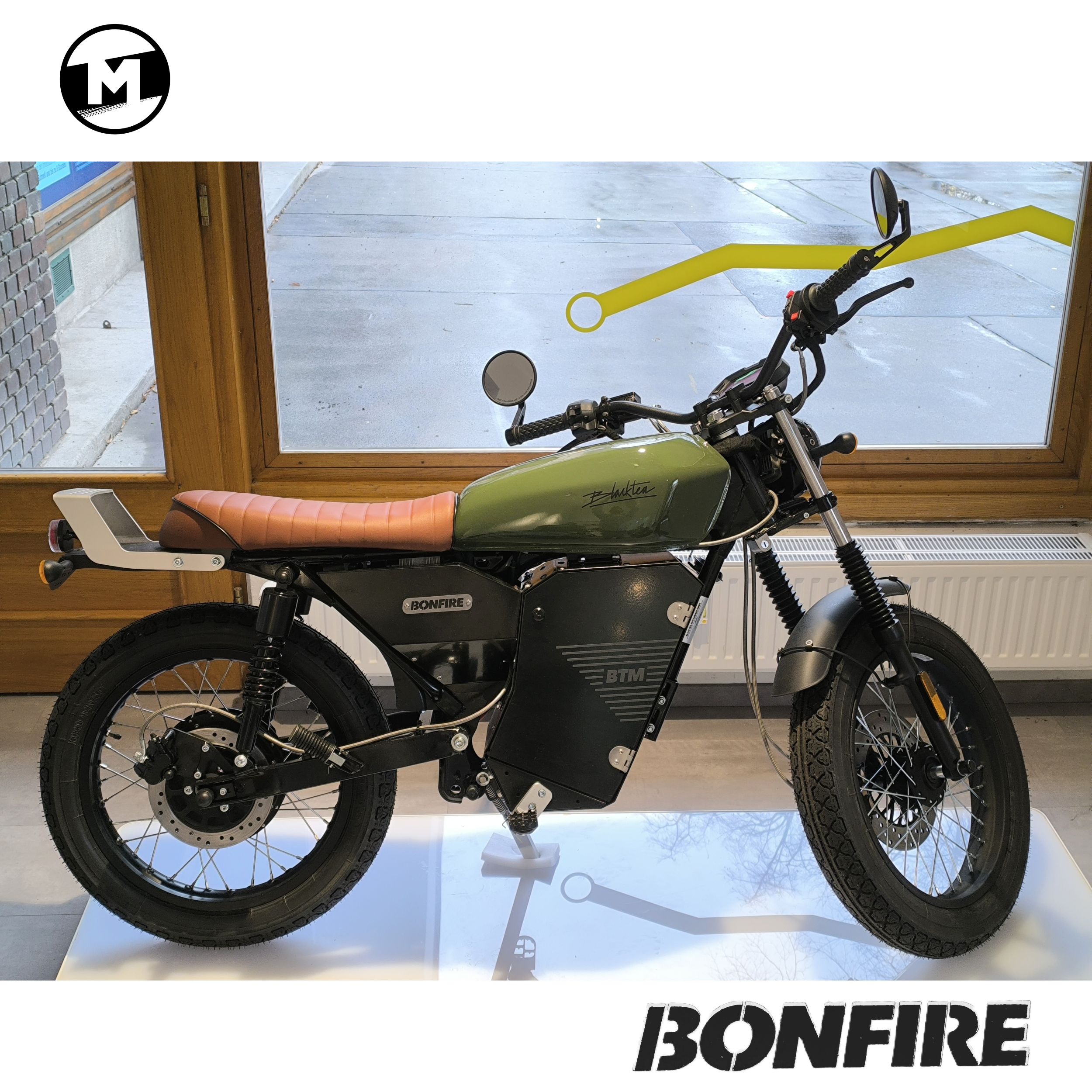 BTM Bonfire X | Olive | 100 km/h | Standard