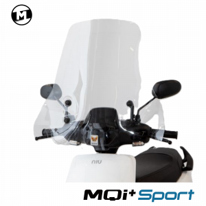 Windschild hoch klar |NIU MQi-Serie | mit Halterung