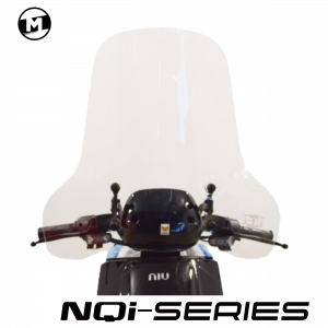 Windschild hoch klar | NIU NQi-Serie | mit Halterung