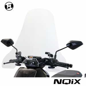 Windschild hoch klar | NIU NQiX-Serie | mit Halterung