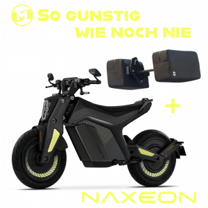 NAXEON I AM Pro | Stromboli Black | inkl. Seitenkoffer