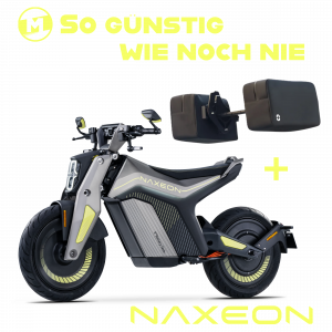 NAXEON I AM Pro | Accona Grey | inkl. Seitenkoffer