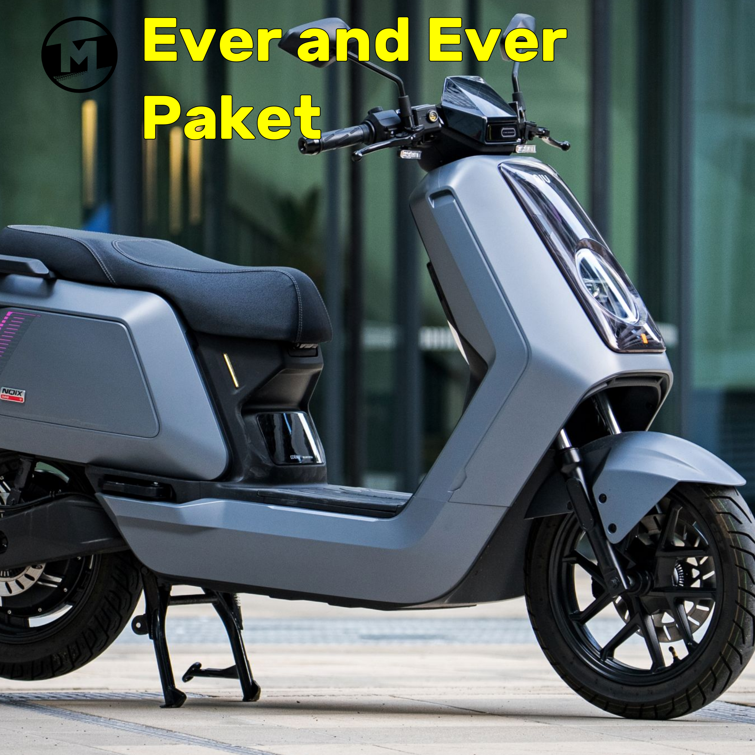 NIU NQiX 500 MY26 | Mattgrau | inkl. 3. Akkupaket